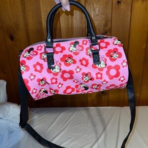 Disney Minnie Mouse Pink and Red Satchel